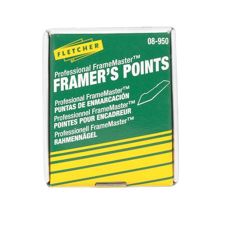 Fletcher-Terry Fletcher-Terry Professional FrameMaster Framer's Points For Repairing or reglazing windows 3000 pk 08-950
